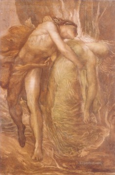 Orfeo y Eurídice, el simbolista George Frederic Watts Pinturas al óleo
